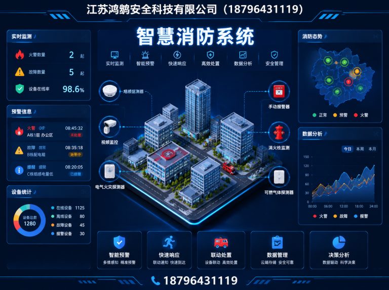 营口智慧消防系统展示图