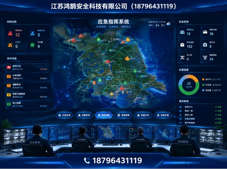 营口应急指挥系统展示图